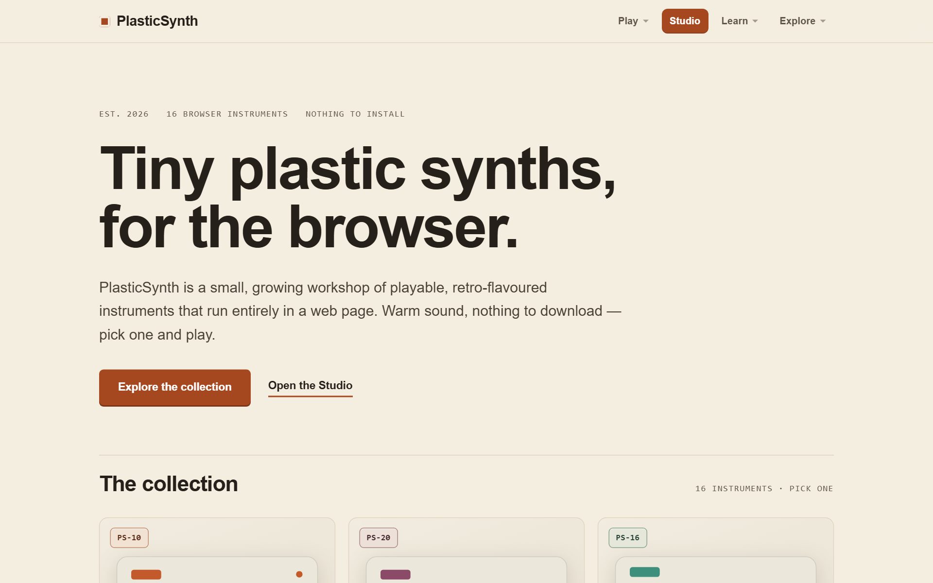PlasticSynth