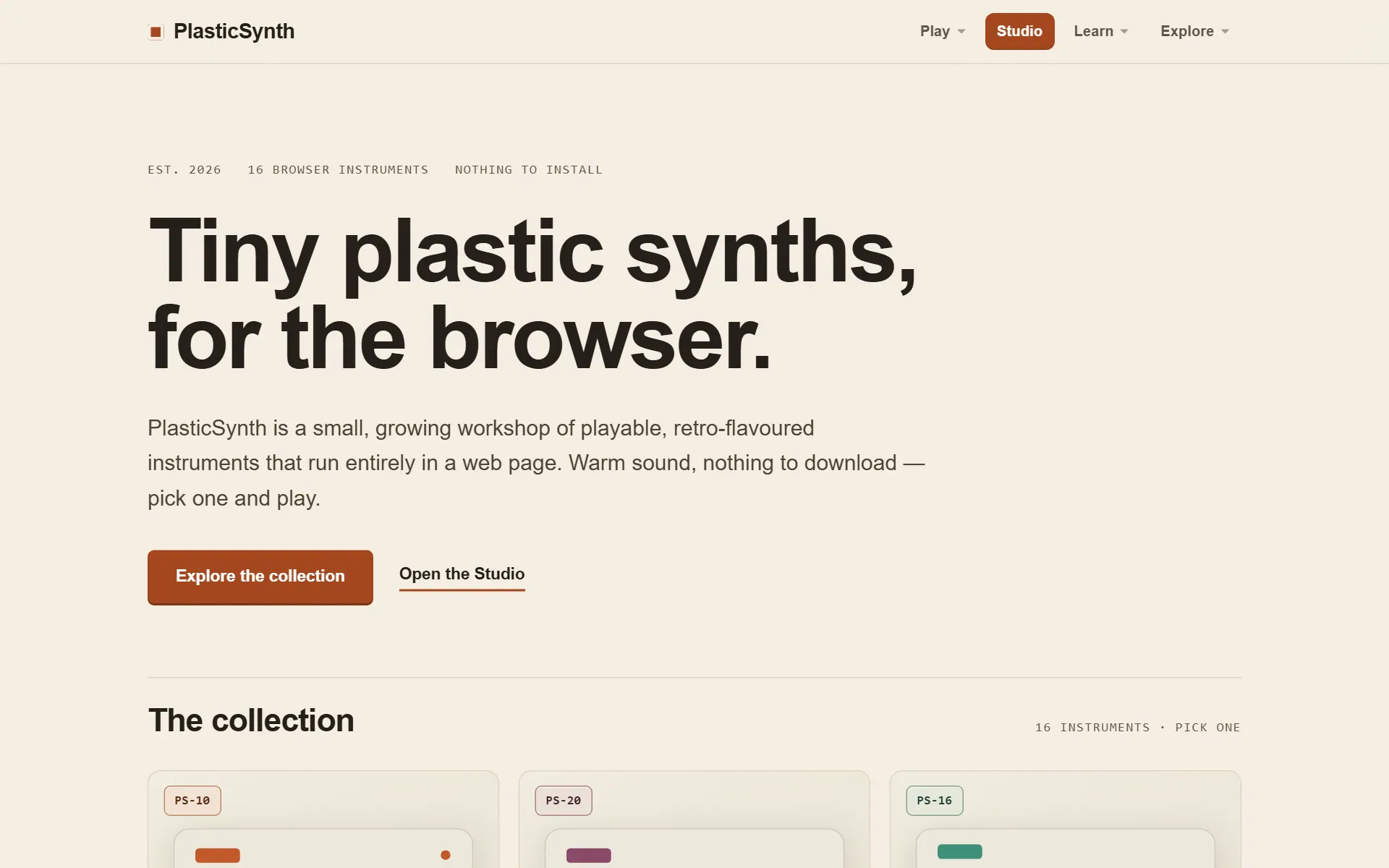 PlasticSynth